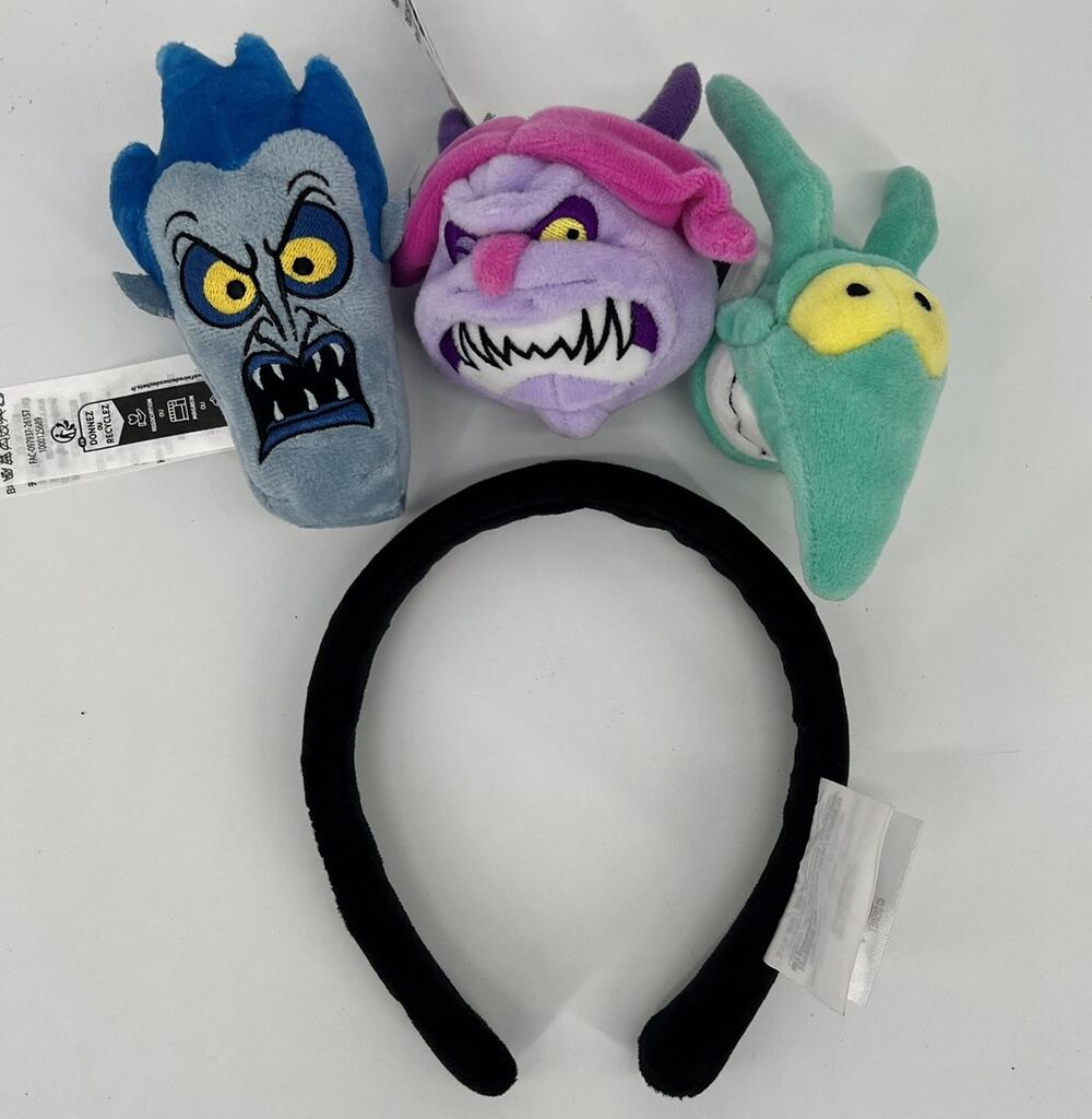 Disney Parks Villains Create Your Own Headband Hercules Mystery Plush 4pc 2026